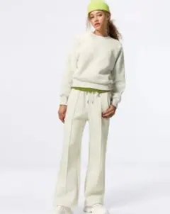 GU ヘビーウェイトスウェットプルオンパンツ ナチュラル S