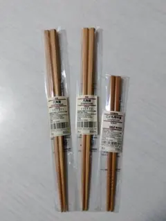 【新品】八角箸　和桜×2　こども用竹箸×1のサムネイル