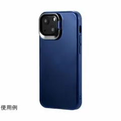 iPhone13mini 耐衝撃 ハイブリッドケース フロストインディゴ