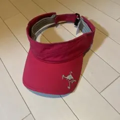 OAKLEY レディース ゴルフ用 サンバイザー レッドのサムネイル
