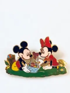 海外 ディズニー ミッキー ミニー イースター ピンバッジ