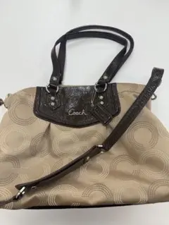 Coach ショルダーバッグ ベージュ/ブラウン