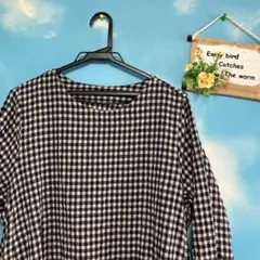 美品！チェックワンピース　レディース