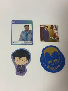 名探偵コナン/毛利小五郎 ステッカー・クリアカード 4枚セット