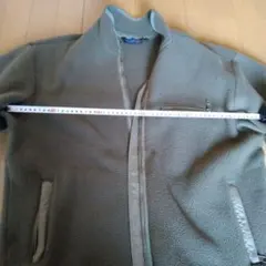 オリーブグリーン フリースジャケット Mサイズ