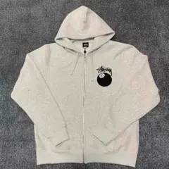 Stussy グレー ジップパーカー 中古・古着通販】stussy (ステューシー) ジップパーカー グレー サイズ