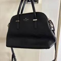 kate spade ブラックショルダーバッグ