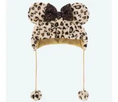 ディズニー ミニー ヒョウ柄帽子