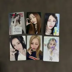 LE SSERAFIM ユンジン K-POPタレントカード 6枚セット