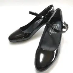 moonSTAR sugata 黒エナメル 美脚 メリージェーン 23.5cm