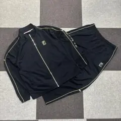 【✨レア品】FILA 黒金ジャージ　セットアップ　トラックジャケット