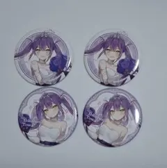 ホロライブ 常闇トワ ウエディング 缶バッチ 4個