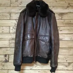 美品 schott a-2 レザー フライトジャケット usa製 36 脱着