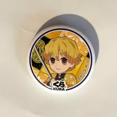 鬼滅の刃　我妻　善逸　缶バッチ　くら寿司　びっくらポン　コラボ　ピンバッチ