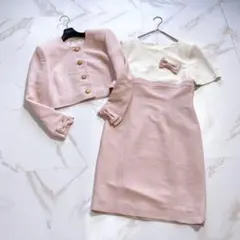 美品✨ポールカ現行 アンサンブル シルクブレンド セットアップ M