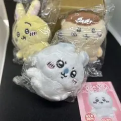 ちいかわ　お座りぬいぐるみ ３点セット　くりモモうさぎ
