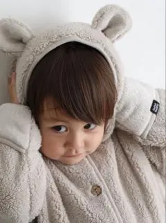 70%OFF【80cm】【美品】PUPPAPUPO ロンパース