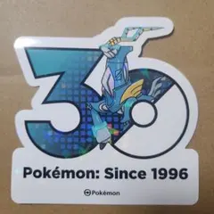 ポケモン 30周年記念 ステッカー テツノカシラ 韓国限定 メガフェスタ