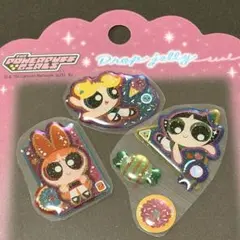 (正規品)パワーパフガールズ パワパフ　ドロップジュエリーシール　おすそ分け②