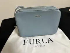 【最終値下げ】FURLA ライトブルー ショルダーバッグ