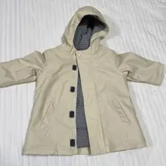 ベージュ フード付き ジャケット　プチバトー　18m 80 アウター　ベビー