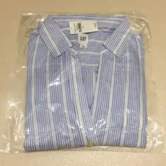 送料込み 匿名配送 未開封 タグつき GAP シャツ 長袖 ブラウス ブルー