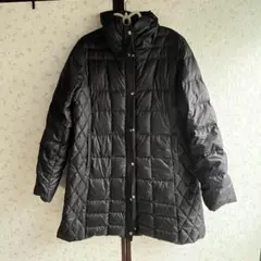 【美品】ダウンコート ブラック ミドル丈 Mサイズ