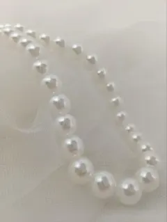 ホワイトパールネックレス o