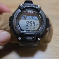 W-S220ラップメモリー付きCASIO デジタル腕時計 TOUGH SOLAR