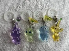 【週末限定価格】ピクミン　めじるしアクセサリー　ガチャガチャ