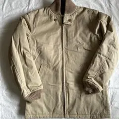 【短期間出品】Atlast&co SPORTS JAKET GRAY 40 Men's Insulated Quilted Lining Multi-Pocket Everyday Outdoor