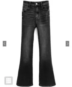 GRL ハイウエストフレアデニムパンツ