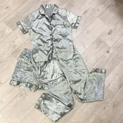 SHEIN パジャマセット 12Y アーミーグリーン