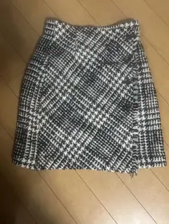 アプワイザーリッシェ Apuweiser-riche 変形グレンチェックスカート