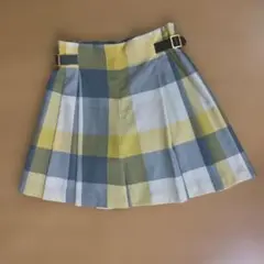未使用★毛100%★クレストブリッジ★ブルーレーベル★チェック★キュロット★36 DHrlqALpZDSoCv2BI8HfiLap6JPZTh