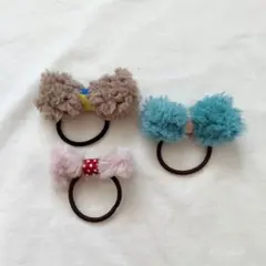 SALE　ハンドメイド　ヘアゴム　リボン