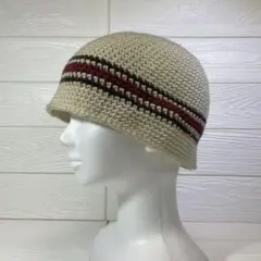 A013 クラッシャーハット バケットハット クロシェハット ニット帽 ビーニー