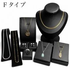 ❤️今だけ価格❤️ネックレス　アクセサリー　ゴールドシルバー　ピアスリングセットFエのサムネイル
