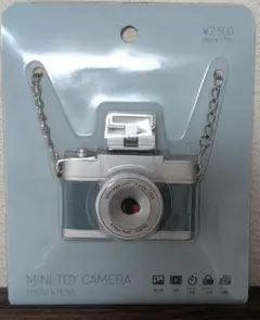 【新品未開封】3COINS ミニトイカメラ　ブルー