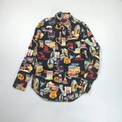 EVISU Route66 総柄 ウエスタンシャツ 38