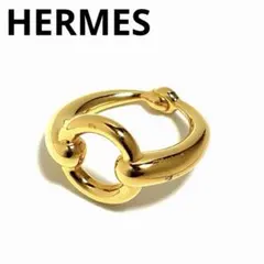 HERMES スカーフリング モー ゴールドカラー アクセサリー 美品