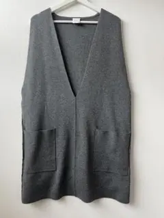 未使用 Spick & Span グレー Vネック ベスト フリーサイズ