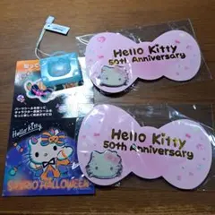 サンリオ ハローキティ 50周年記念 50th ピンバッジ ステッカー シール
