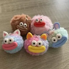 ソーセージリップモンスター　キーチェーン付きキーホルダー　5個セット
