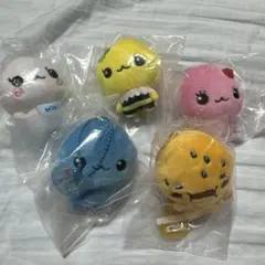 しずくちゃん ふわふわぬいぐるみ 全５種セットコンプリート　ガチャ