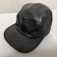 ノースフェイス パープルレーベル レザー キャップ 帽子 NN8857N 黒のサムネイル