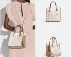 コーチ フィールド トート 22 ウィズ ホース アンド キャリッジ プリント