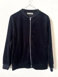 nano universe ナノユニバース ベロア ジャンパー