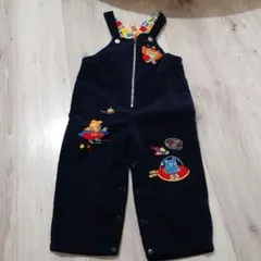 HOT BISCUITS 動物刺繍ロンパース 90