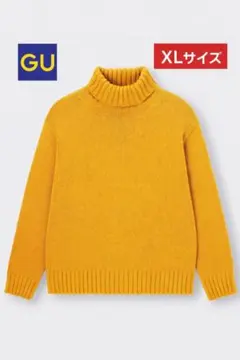 GU / ローゲージタートルネックセーター(長袖)